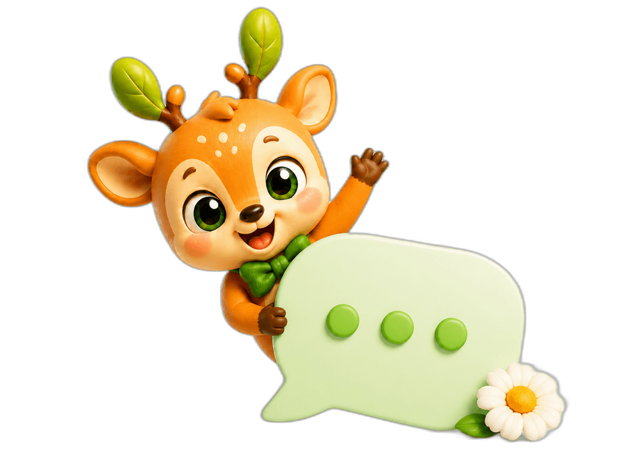 Greenie, the BetterPick mascot, waving beside a chat speech bubble